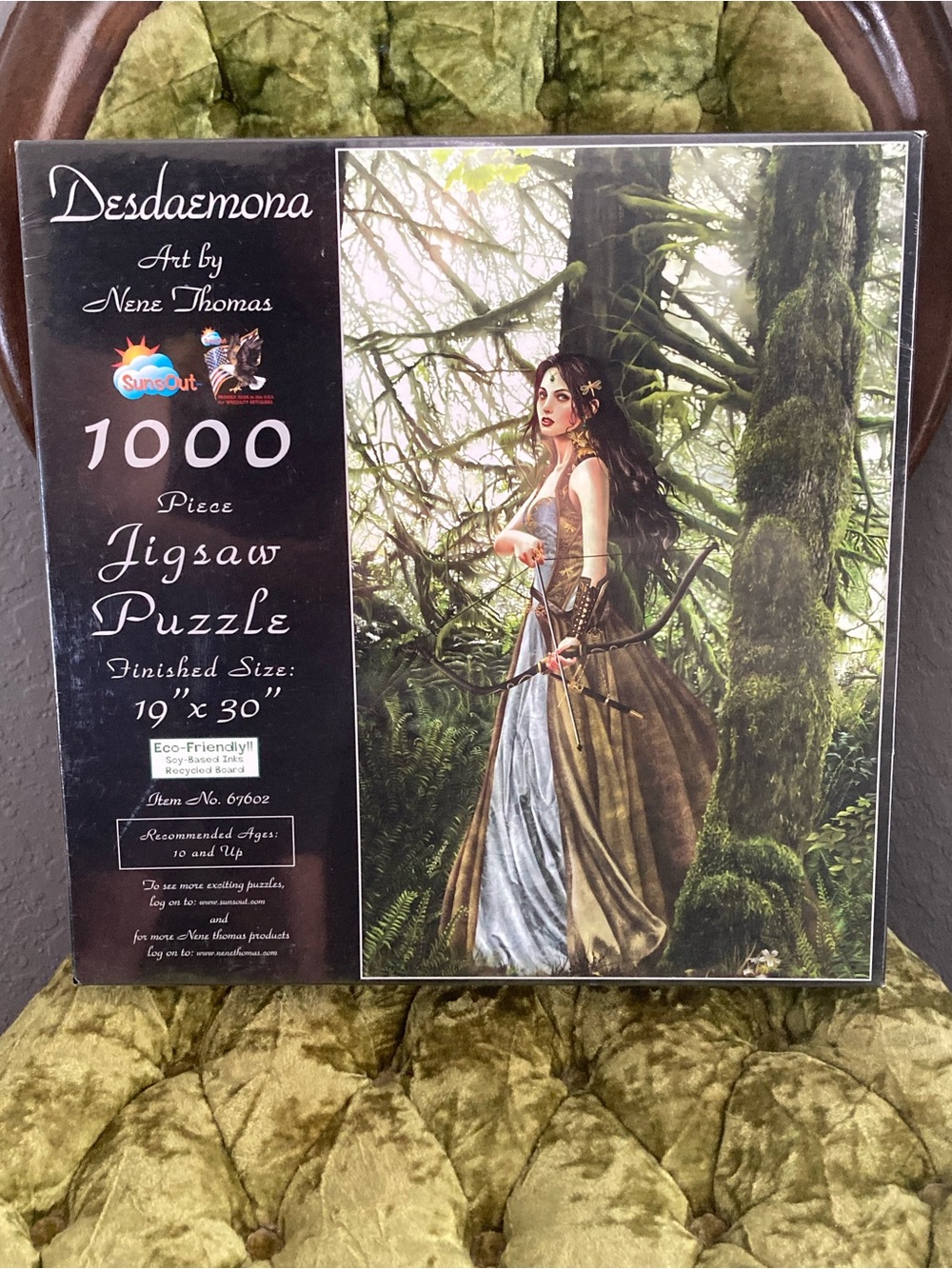 Desdaemona Nene Thomas 1000 Piece Fantasy Jigsaw Puzzle Forest Archer
